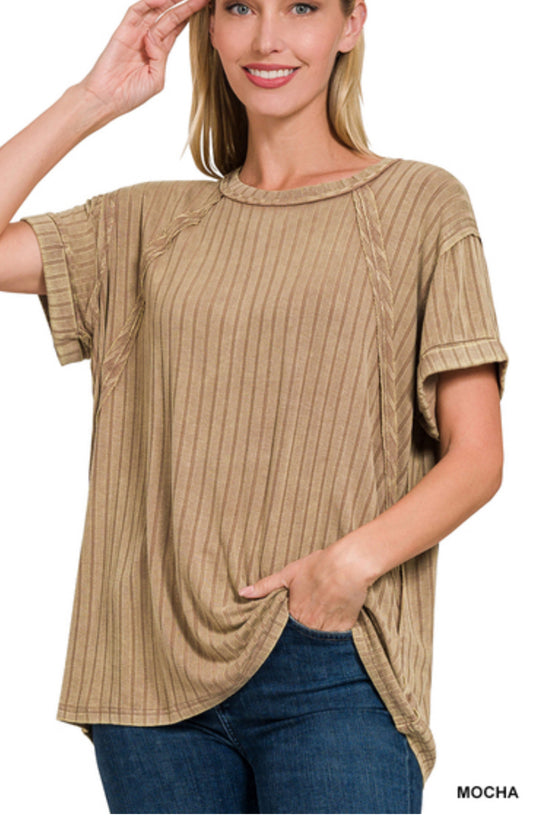 Allison Ribbed Top