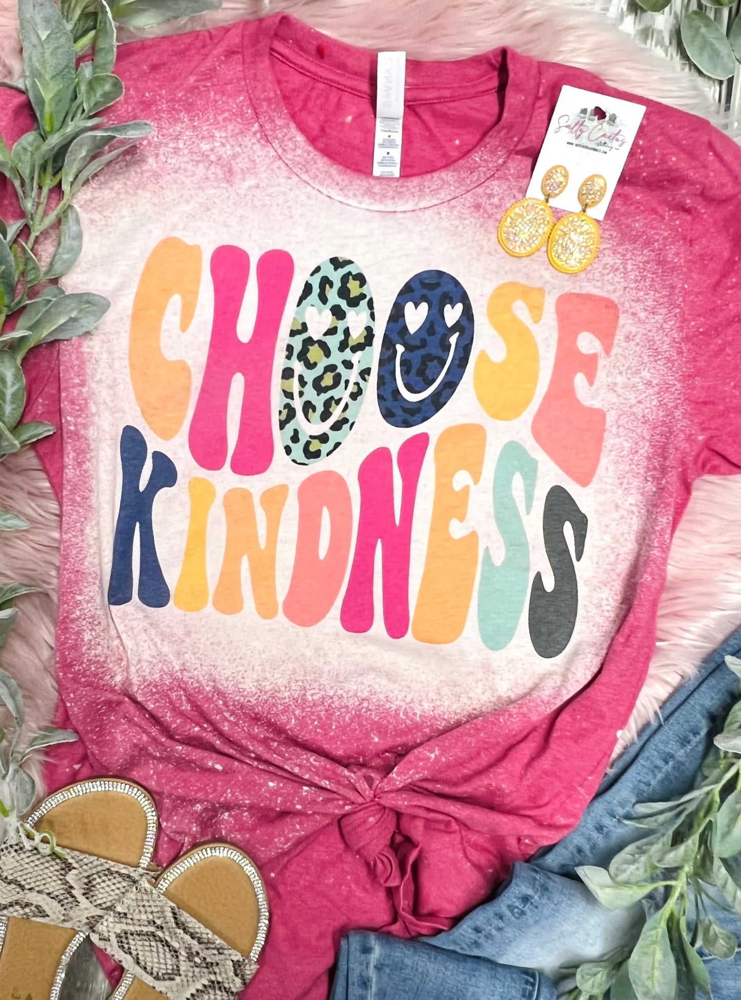 Choose Kindness Bleached Tee